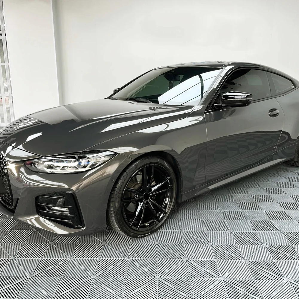 

Car Vinyl Waterproof Glossy Film PET Tourmaline Grey Color Change Film Self-Adhesive Decoration Sticker Cover Air Release Foil