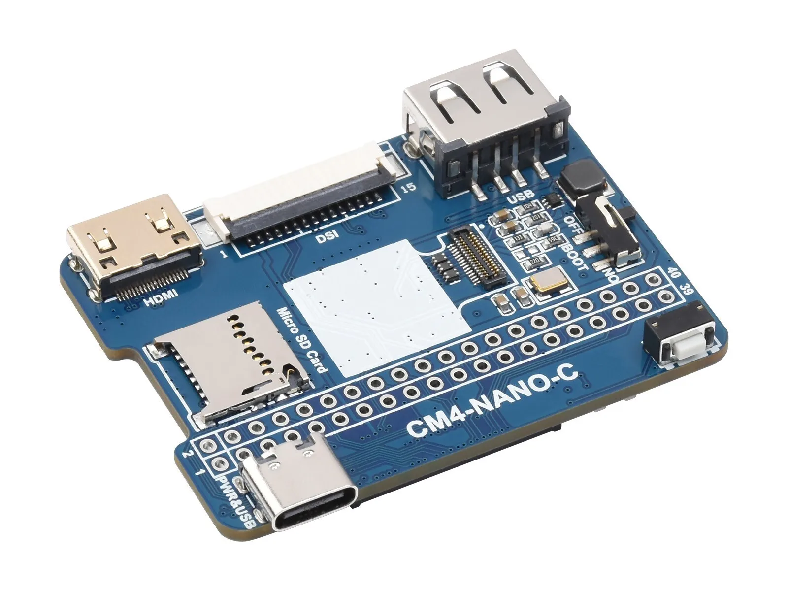 For Nano Base Board for Raspberry Pi Compute Module 4 Same Size as CM4