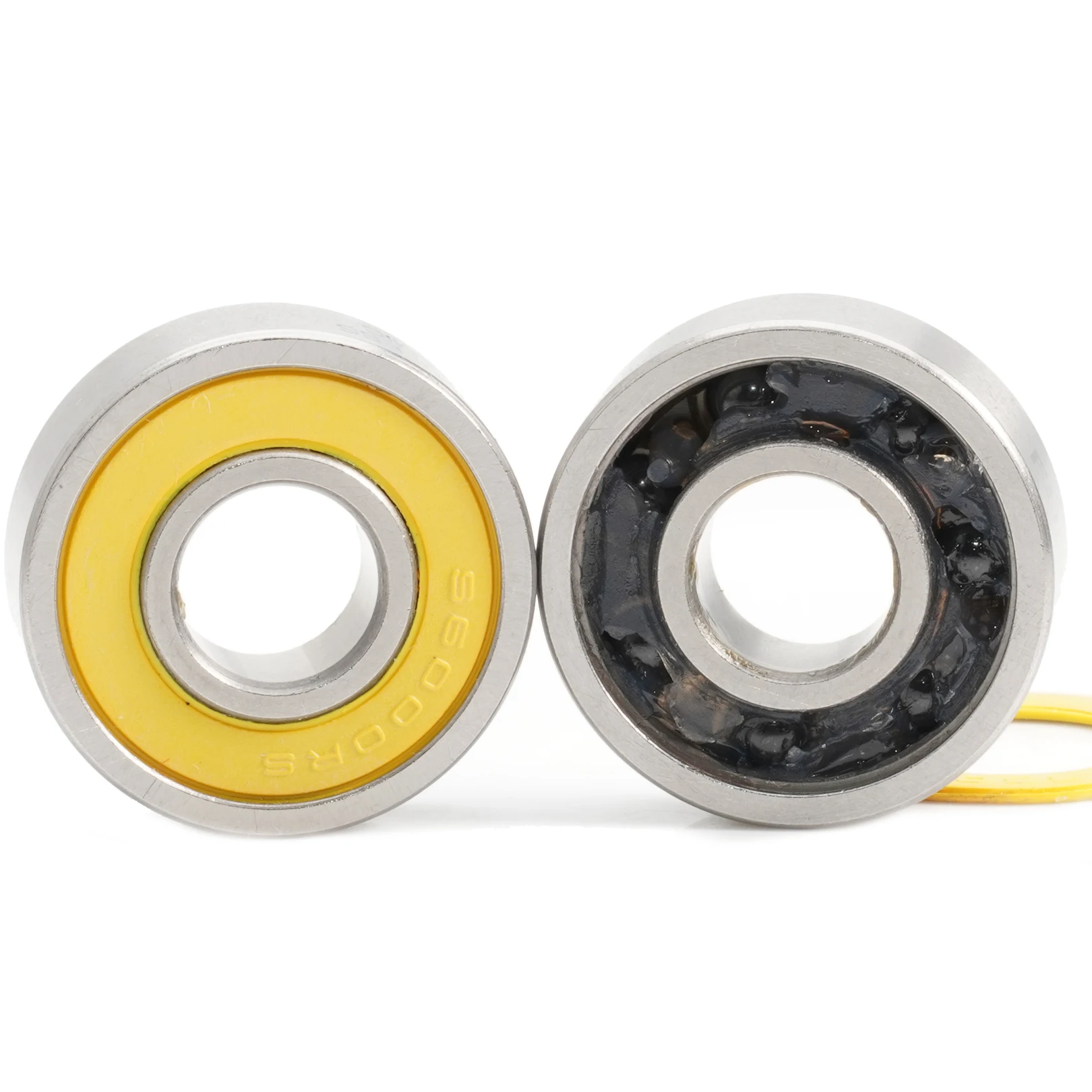 6000-2RS Stainless Bearing 10*26*8 mm ( 1 PC ) ABEC-3 6000 RS Bicycle Hub Front Rear Hubs Wheel 10 26 8 Ceramic Balls Bearings