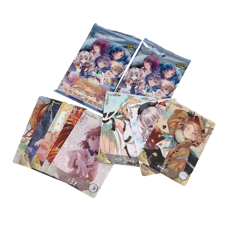 Game Collection Cards Goddess Story Princess Beautiful Girl Card Cartoon Anime ZR Rare Collection Playing Cards Book