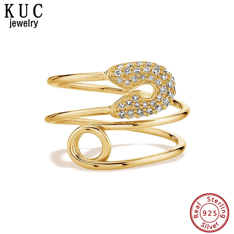 

925 Sterling Silver Original Certificate Pave CZ Serpent Open Wrap Ring For Women Fine Statement Jewelry