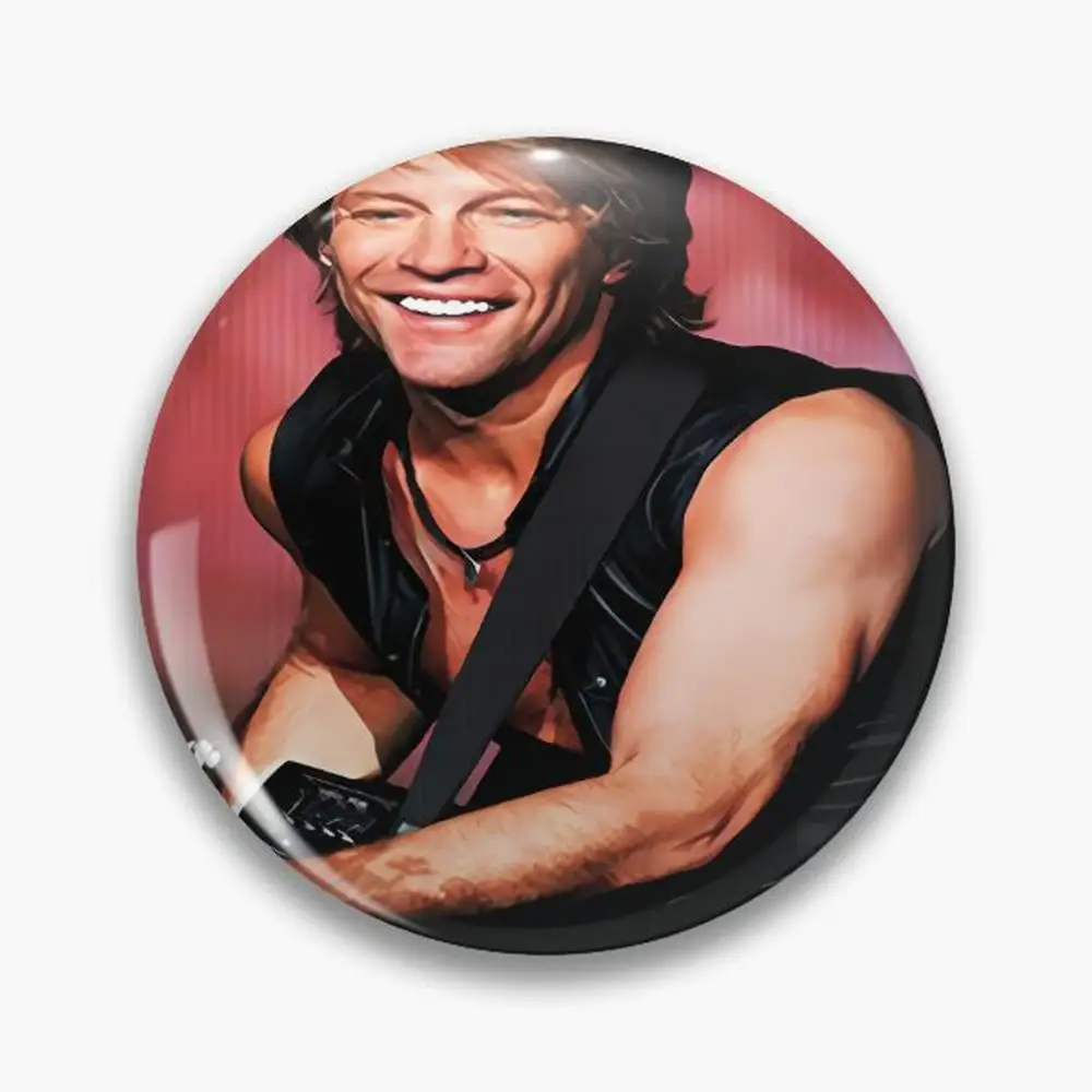 Bons Jovis Rocks Band On Tour 2022 Pin Buttons Brooches  Jewelry Accessory Customize Brooch Fashion Lapel Badges