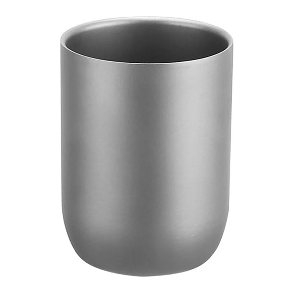 Titanium Beverage Cup 120ml 70*56*56ml Double-Walled Ti Cup Rust-free Hot Or Cold Drinks Keeps Beverage Flavor