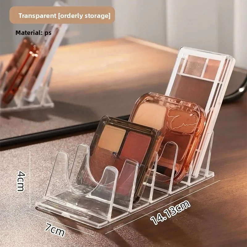 Cosmetics Shelf Dresser Eyeshadow Powder Makeup Tray Creative Storage Organizing Rack Desktop Drawer Divider