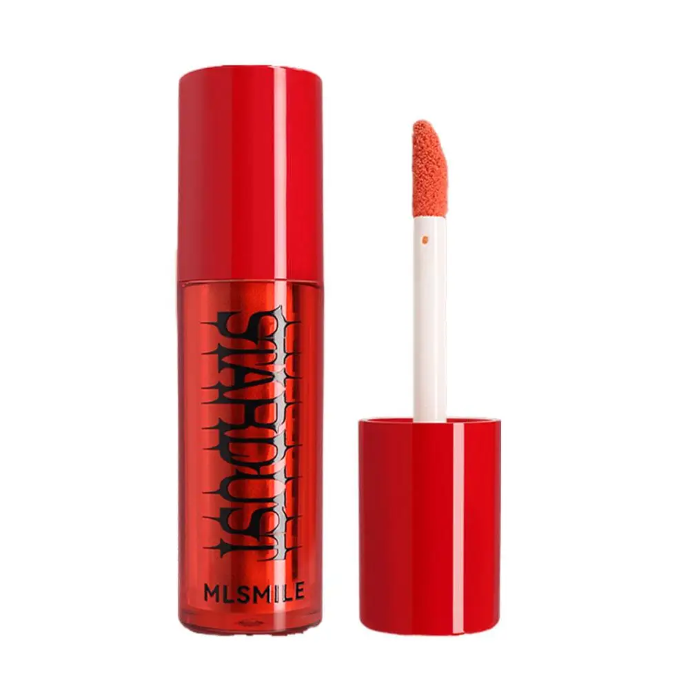 Multi-color Velvet Matte Misted Surface Pearl Fine Glitter Lipstick Powder Coated With Water For Easy Color Lip Glaze