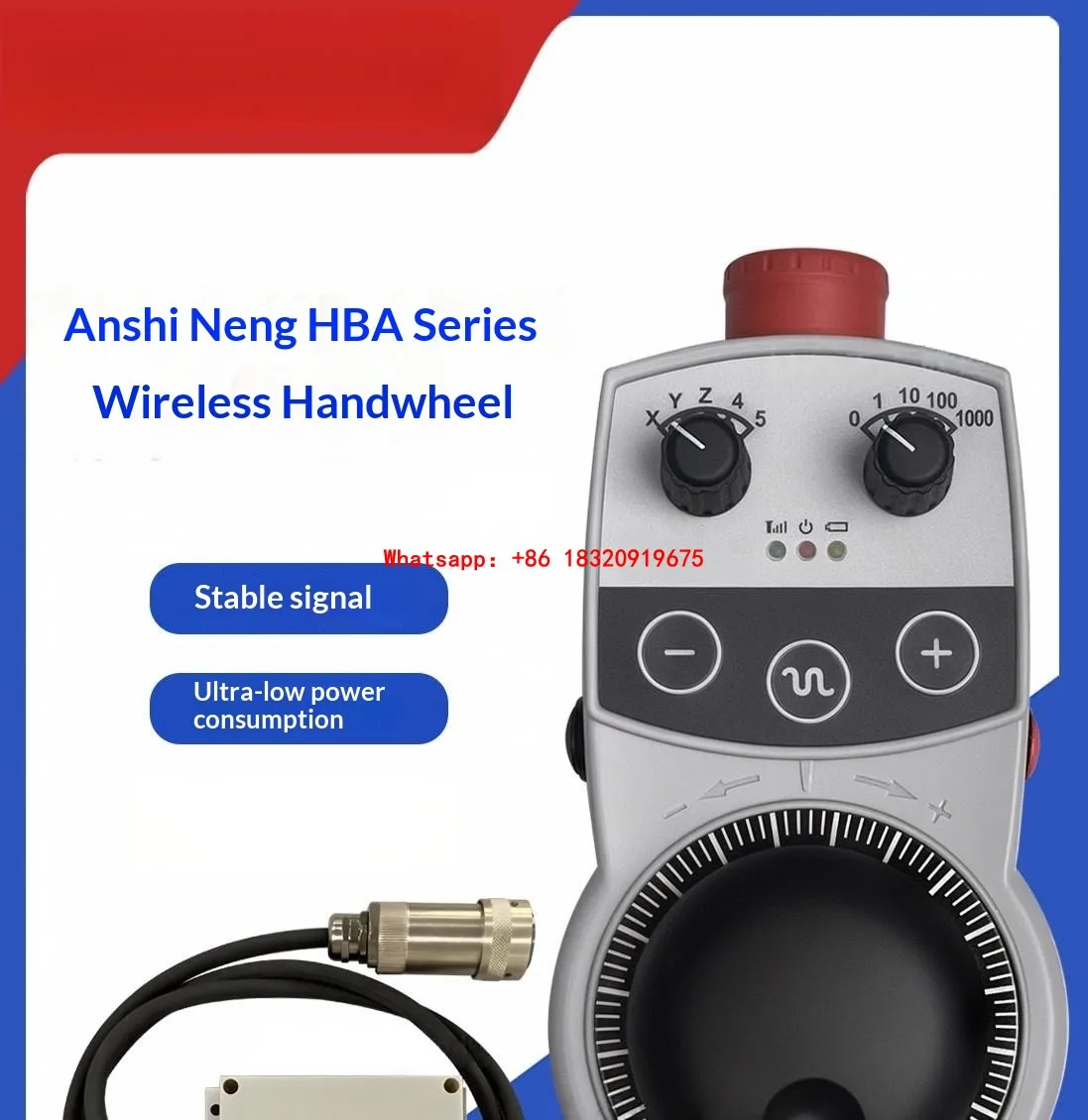 Cyclmotion CNC EUCHNER Electronic Handwheel HBA-079827 / HBA-098672 / HBA-084962 / HBA-086734 MPG Handheld Unit