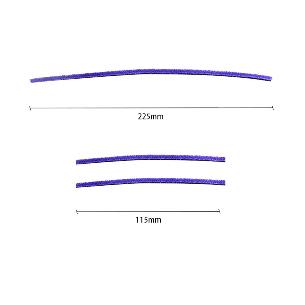 12pcs Soft Plush Strips For V6 V7 V8 V10 V11 Vacuum Cleaner Roller Head Parts Vacuum Cleaner Accessories