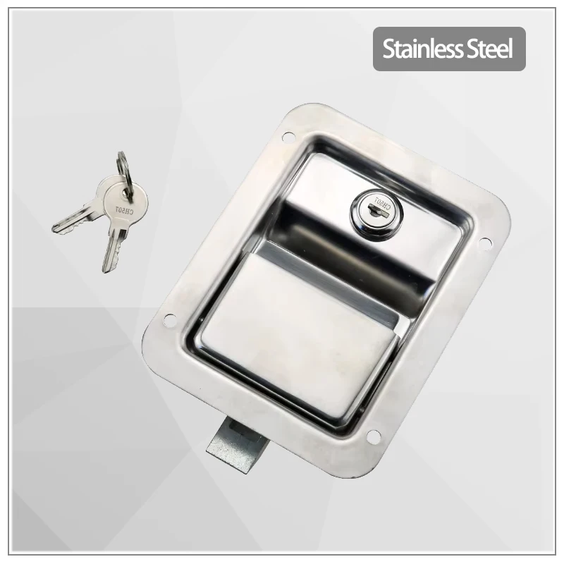 304 Stainless Steel Industrial Panel Lock for Electrical Mechanical Equipment Toolbox Embedded Container Door Industrial