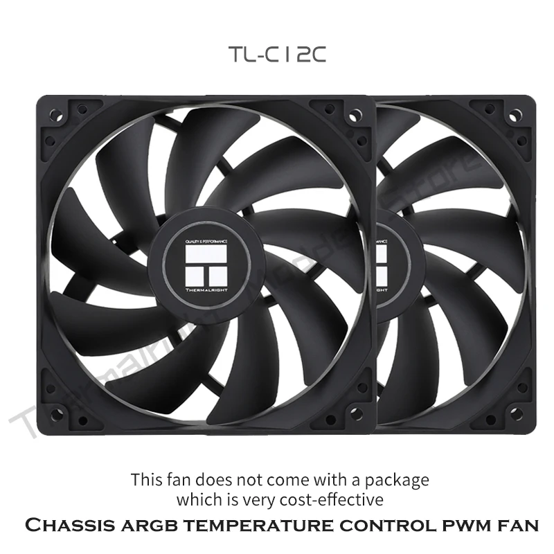 Thermalright Case Fan 12CM 5V ARGB S-FDB Bearing 1550 RPM Same Paragraph CPU Cooler Black/White PA120 AX120R SE