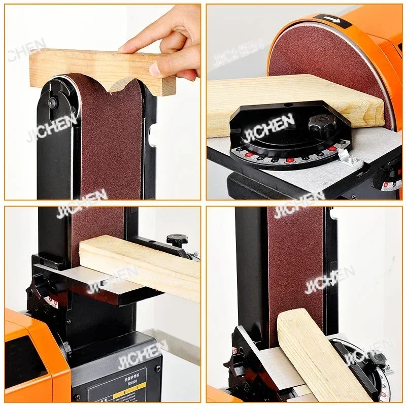 JC New1pc 900w Abrasive Disc Sanding Belt Machine High-power Sanding Woodworking Grinding Wheel Sanding And Polishi