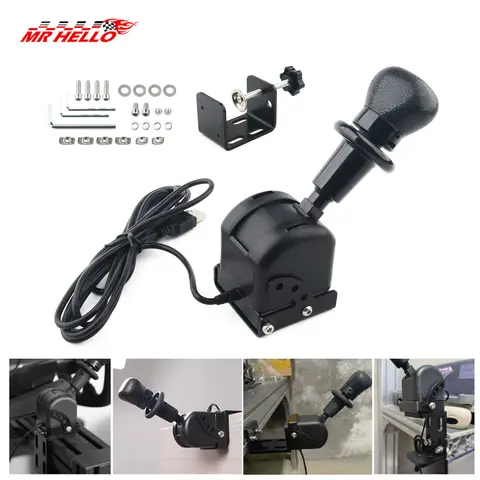 For Logitech G923 G27 G29 Thrustmaster T300 PC USB Handbrake For ETS2 European/American Truck Sim Racing Games Hand Brake