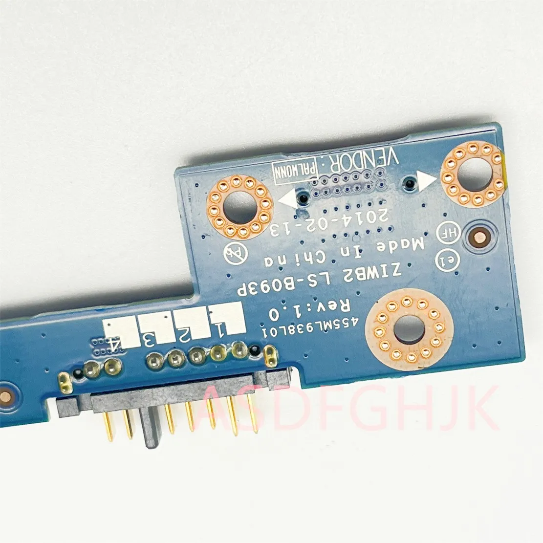 Genuine FOR Lenovo Ideapad 305-15IHW Battery Connector PCB Board ZIWB2 LS-B093P test ok