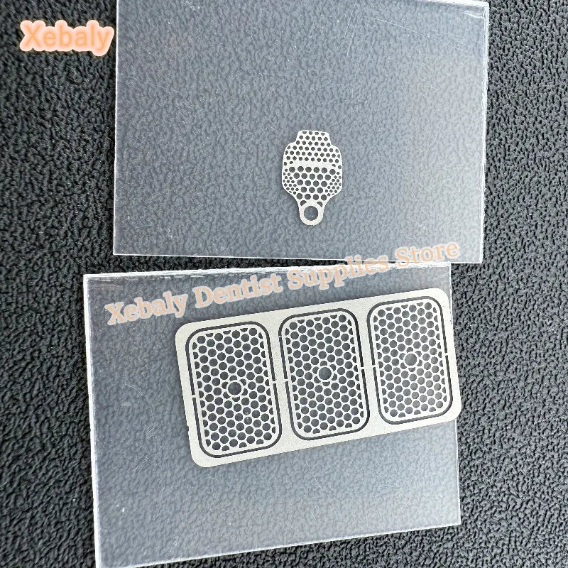 5 Sets Dental 3D GBR Bone Incremental Titanium Mesh Membrane Plates Dental Multi Unit Protective Caps Bone Regeneration Ti Mesh