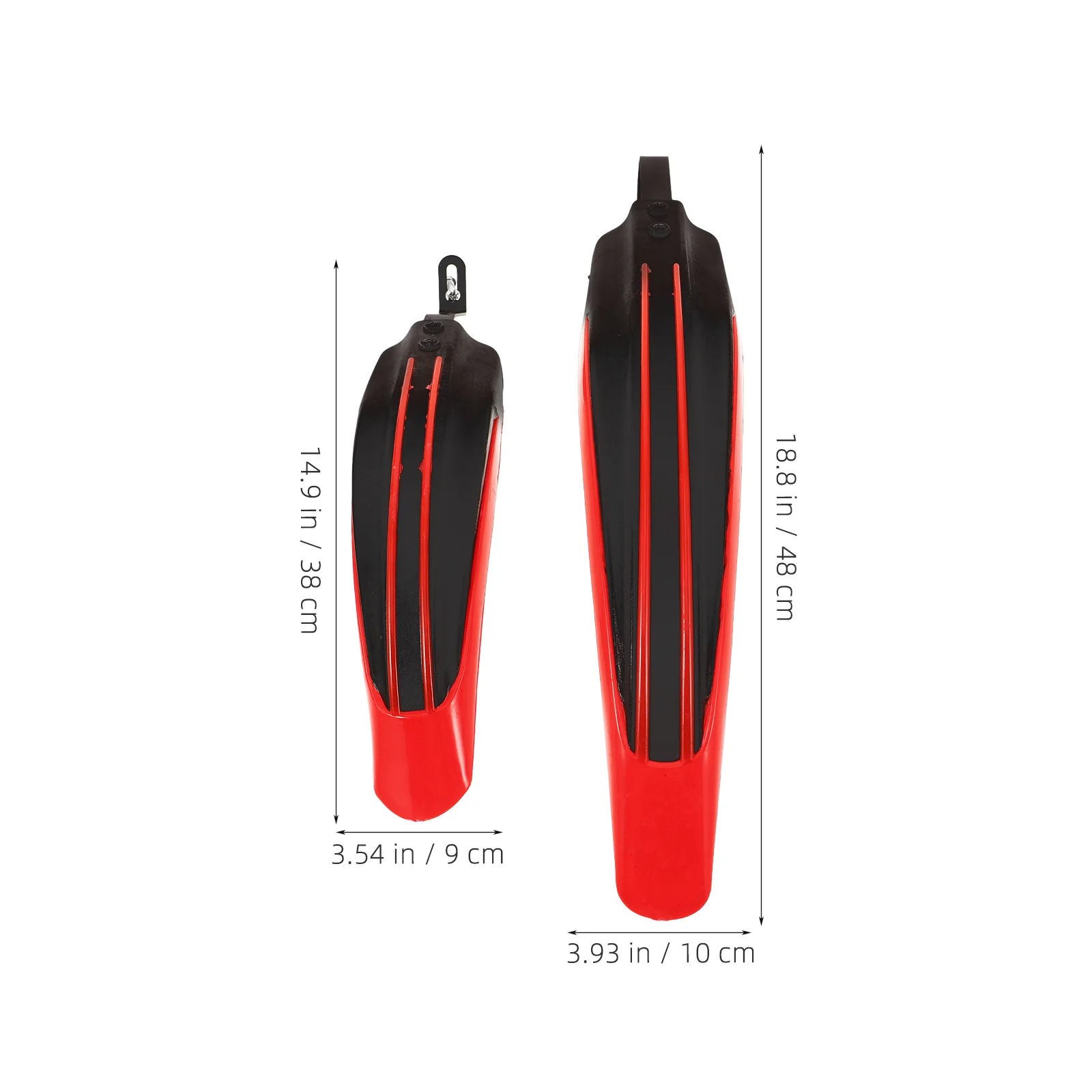 1 Set Mountain Bike Mudguard Widen Lightweight Durable Bicycle Front Rear Mud Protection Universal Fit For Mtb Road Bike Cycling