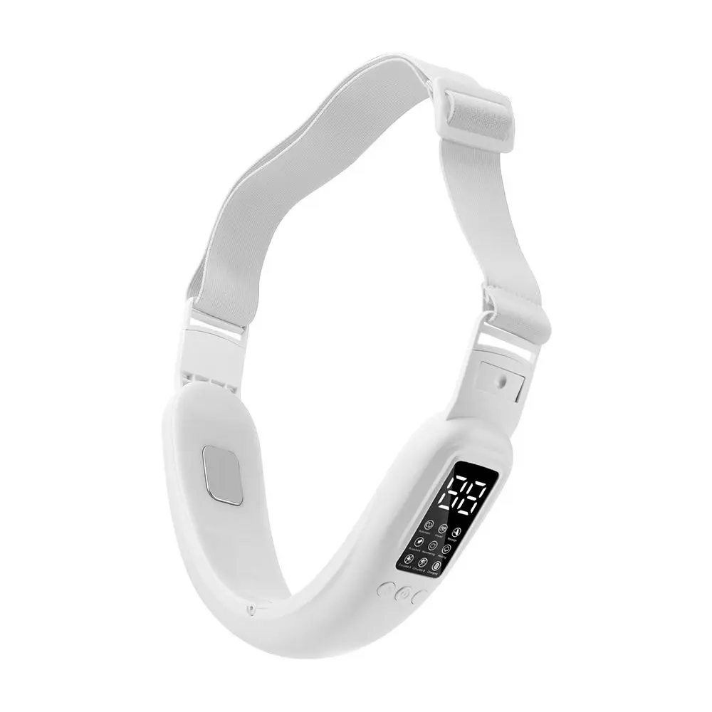 Cintura di sollevamento elettrica V Macchina per il lifting del viso Massaggiatore a vibrazione Massaggio EMS Dispositivo di sollevamento del viso Dispositivo di bellezza V-Line Up Lift