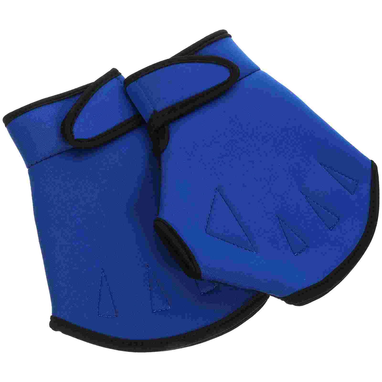 Swimming Flippers Swimming Aid Fitness Man Flippers Webbed Nylon Hand Protector
