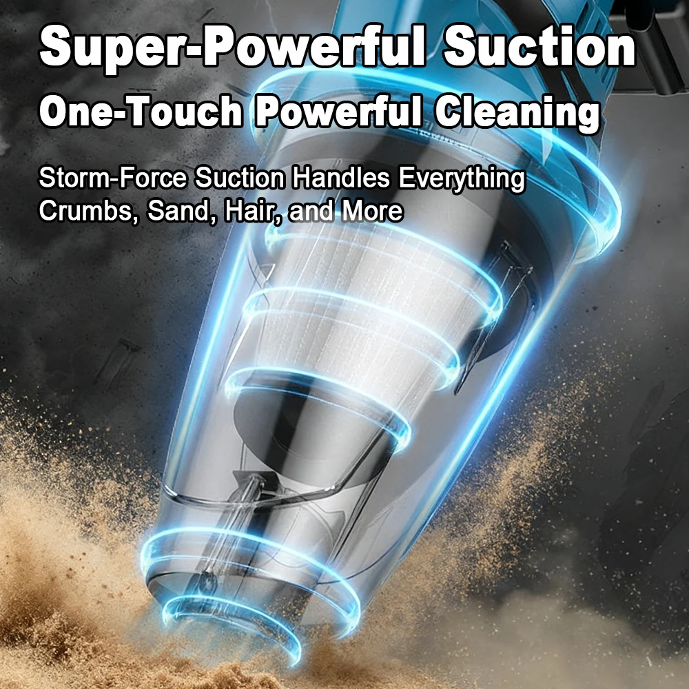 Cordless Vacuum Cleaner Portable Handheld Vacuum Cleaner Multi-function Household Durable Lithium-Ion Cleaning Tool for Makita