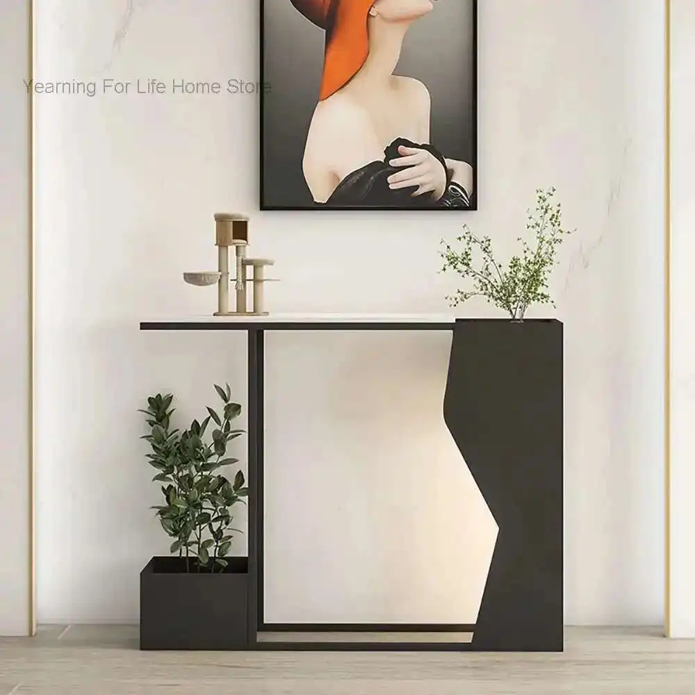 

Minimalist Modern Console Table Classic Trendy Unique Beauty Console Table Aesthetic Simple Woonkamer Tafel Home Furniture