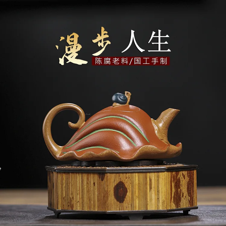 Yixing Handmade Purple Clay Teapot Family Collection Made From Duan Clay 