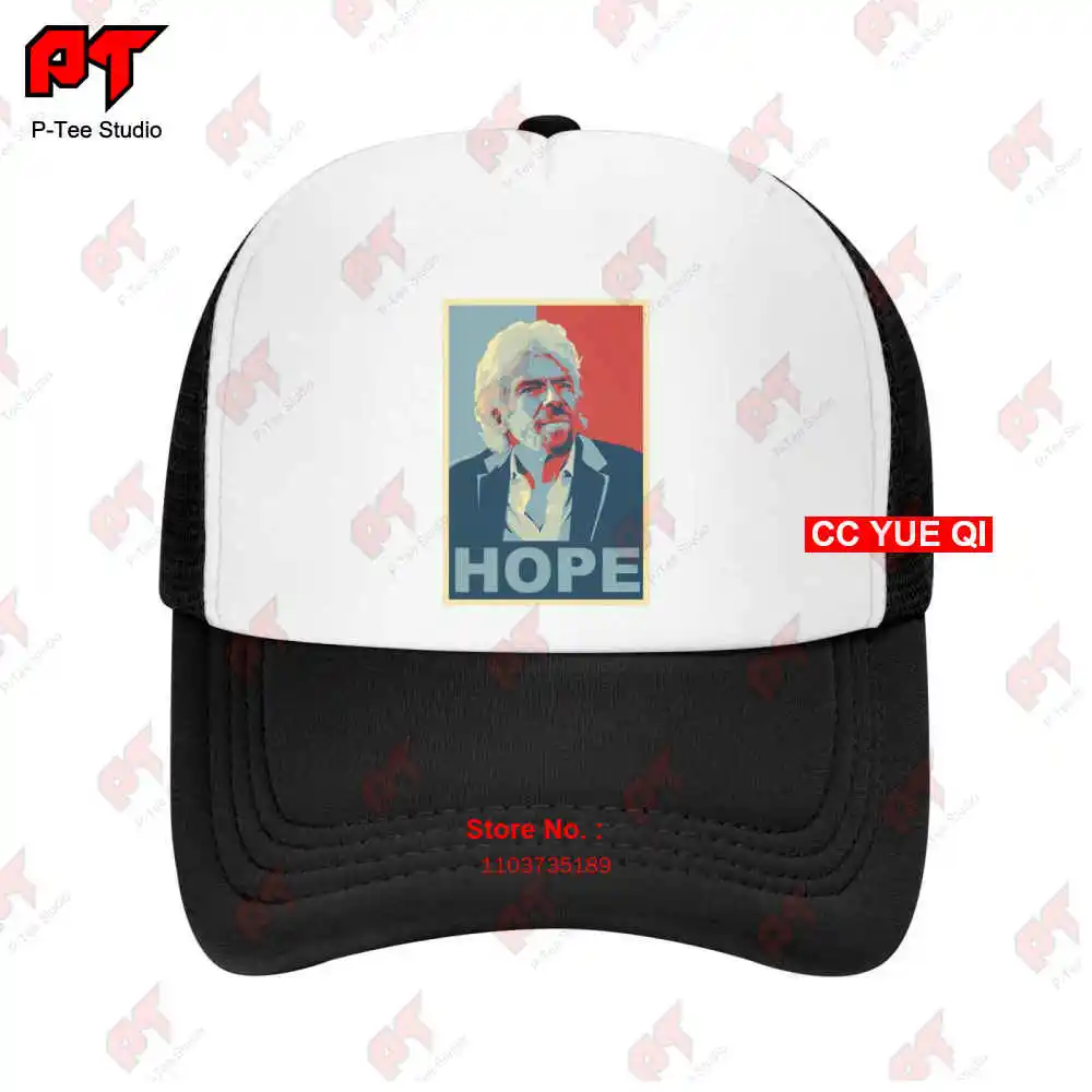 Richard Branson Hope Space Travel Entrepreneur Trader Investor Baseball Caps Truck Cap 8GIS