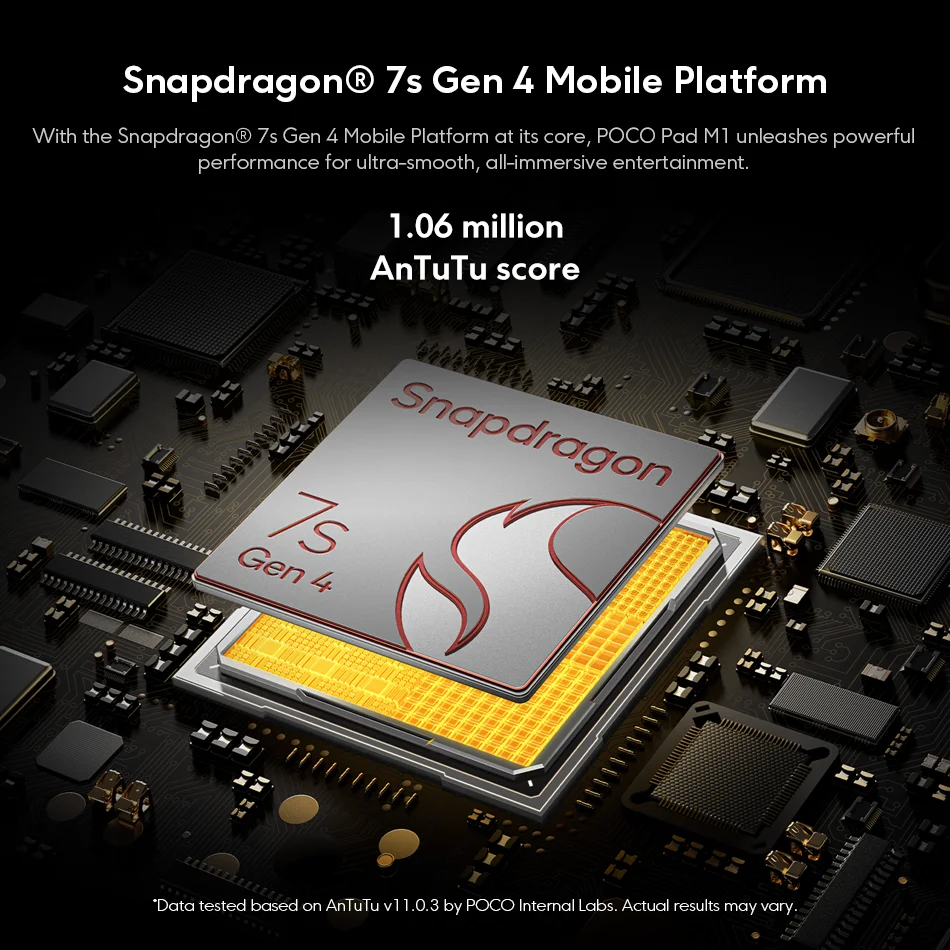 グローバルバージョンpocoパッドm1 8 gb 256 gb snapdragon 7 s gen 4