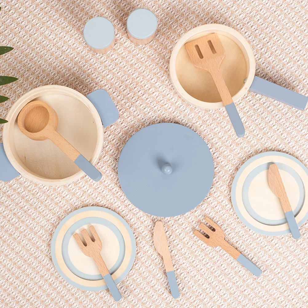 

Portable Children Toy Adorable Cooking Kitchen Playset Simulation Kids Accessory Educational Toy Safe Rounded Edges Realistic