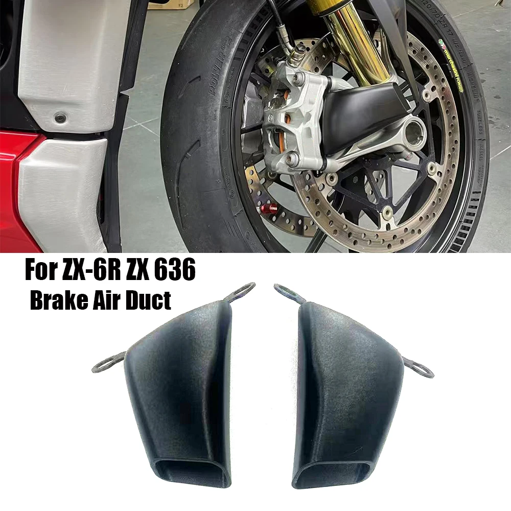 Motorcycle Accessories ABS Air Ducts Brake Caliper Radiator Cover For KAWASAKI ZX4R ZX4R-R ZX-6R ZX 636 ZX10R ZX10R-R