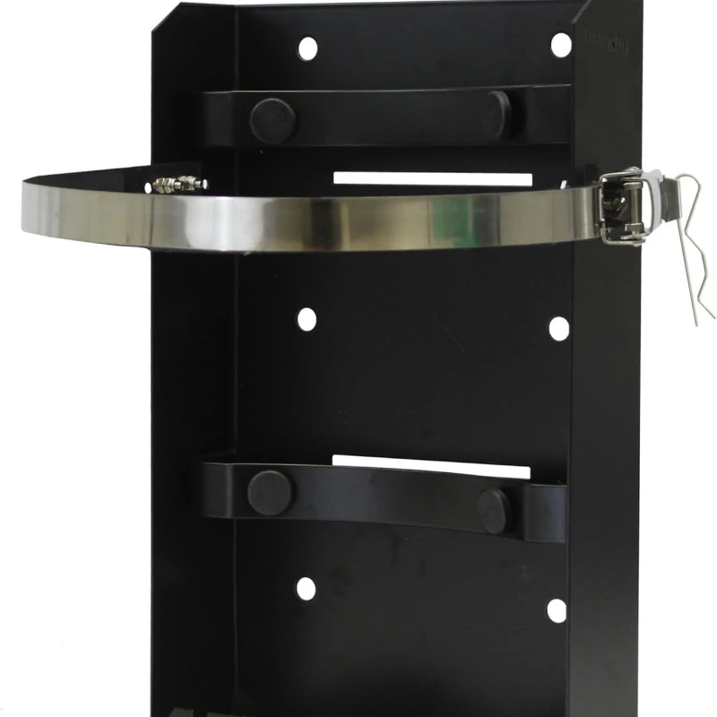 

RV, trailer propane tank mounting bracket