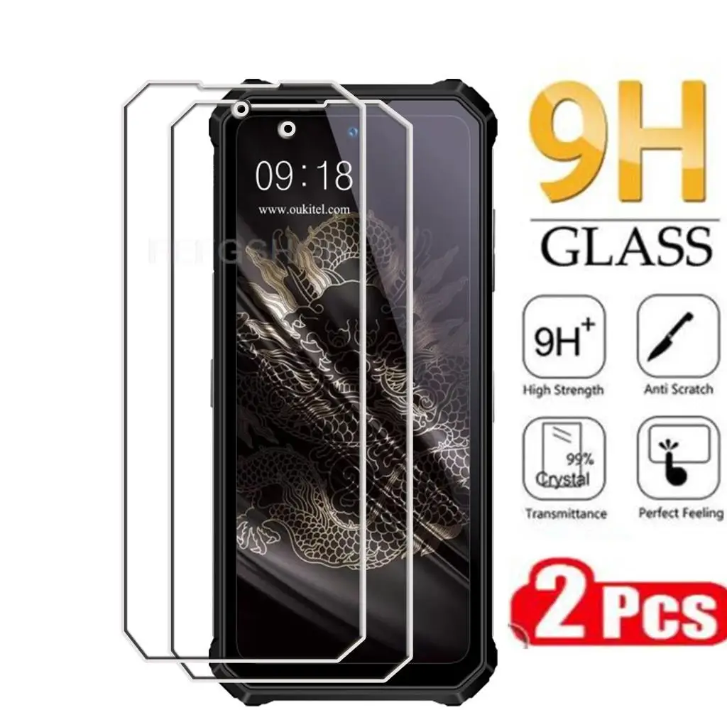 2PCS Original Protection Tempered Glass FOR Oukitel WP19 6.78