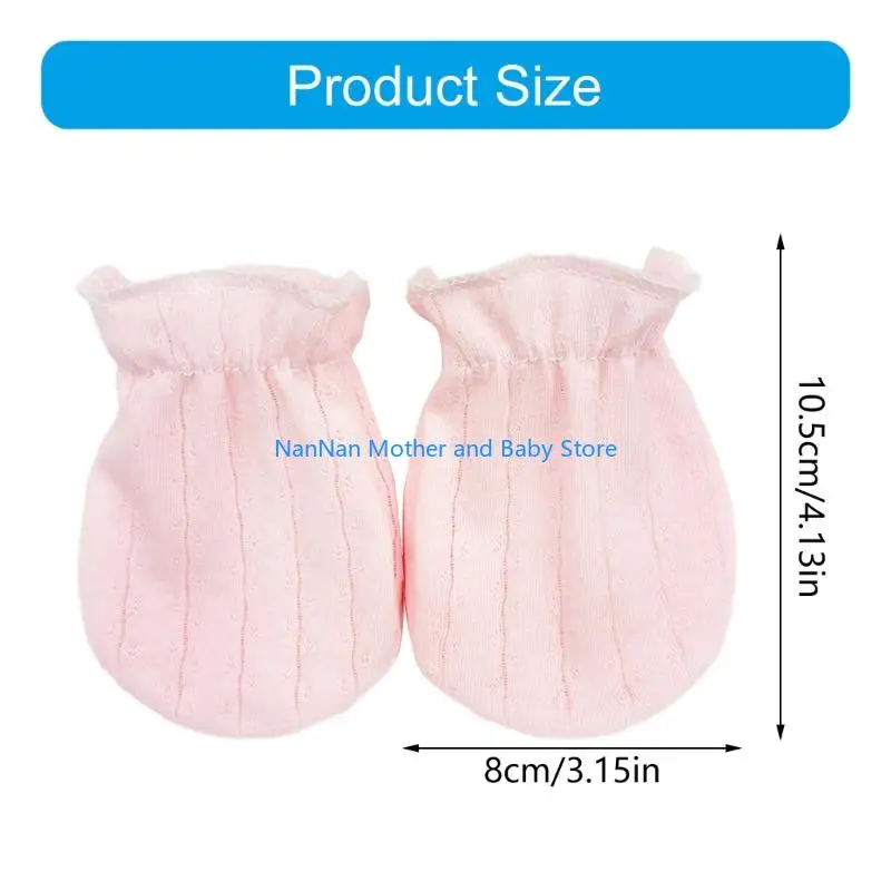 Găng Tay Trẻ Sơ Sinh Với Thiết Kế Đàn Hồi Chống Trầy Xước Cho Mặt Bé Găng Tay Mềm Mại Và Thoải Mái Để Sử Dụng Hàng Ngày