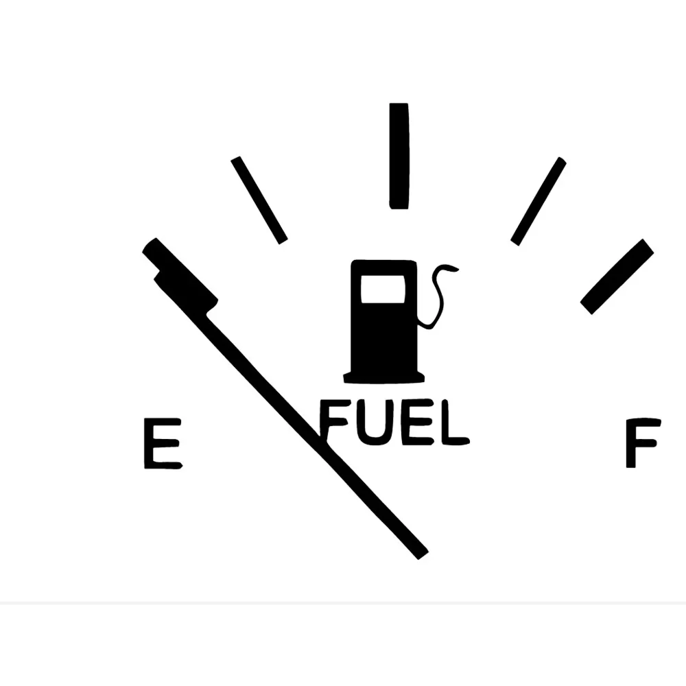 

Creative Fuel Gauge Indicator Pin Fashion Car Stickers PVC High Quality Bumper Body Window Decoration Sunscreen Beautiful Decals