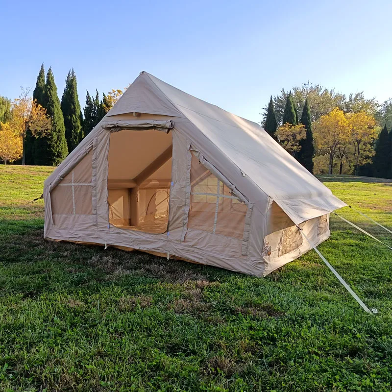 

Portable and Foldable Luxury Outdoor Camping Inflatable Tents 3-5 People Capacity Waterproof Design