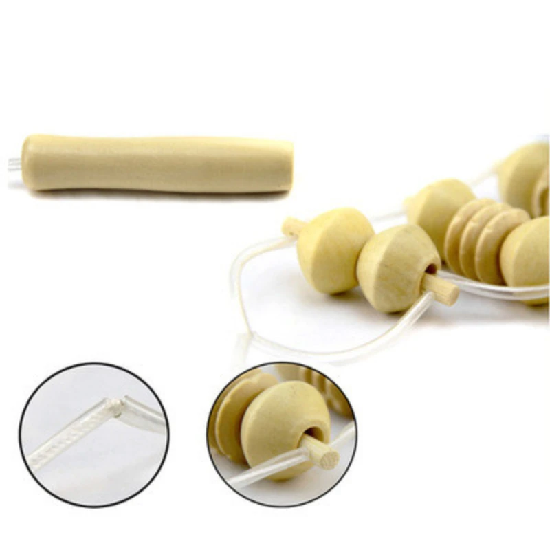 Body Back Massage Rollor Dorsum Wheel Wooden Massager Wooden Pulling Relax Muscle Stimulator Massage Health Care Tools Health