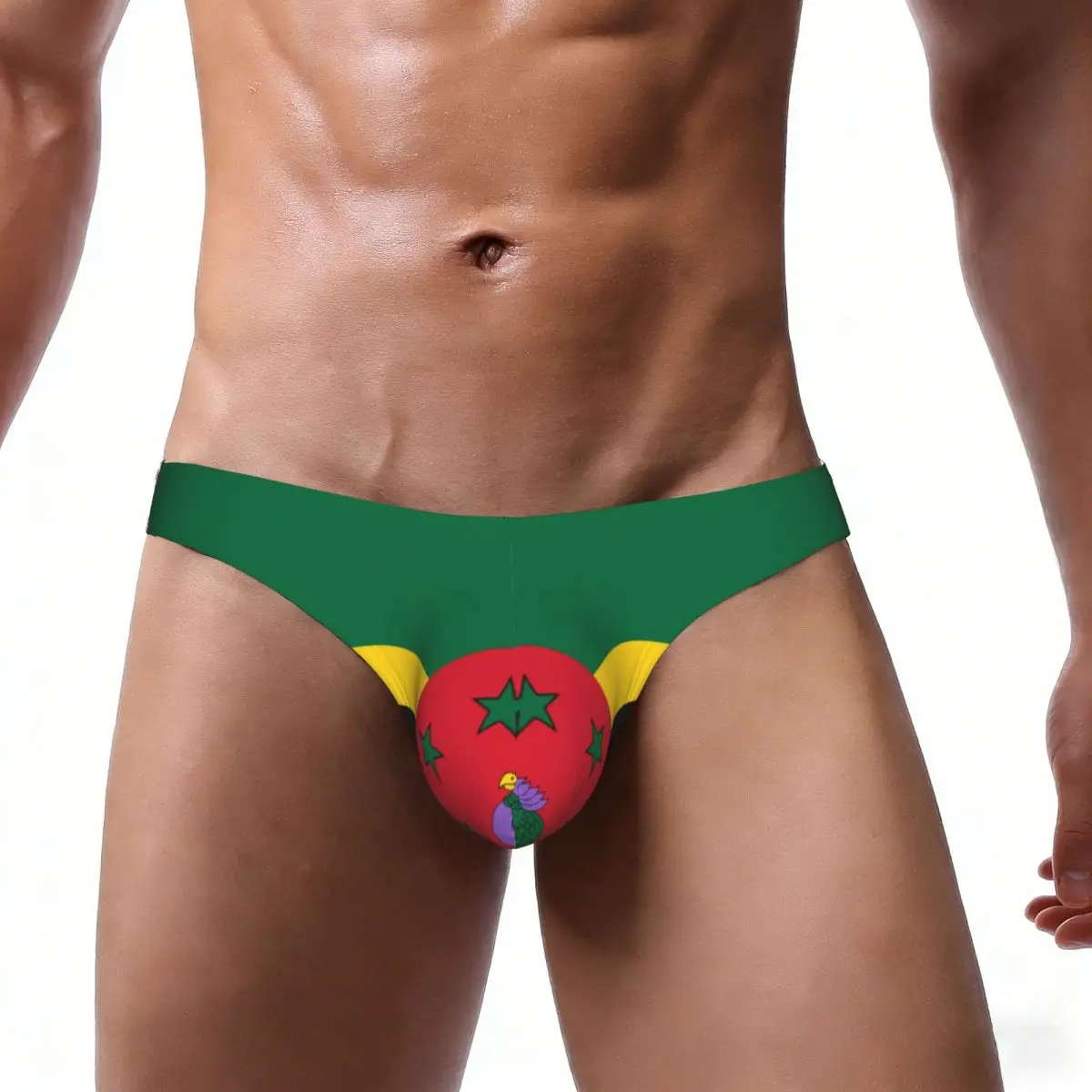 Men's Underwear Briefs Dominica Flag Sexy Underpants Male Panties Bikini Underwear Ropa Pants