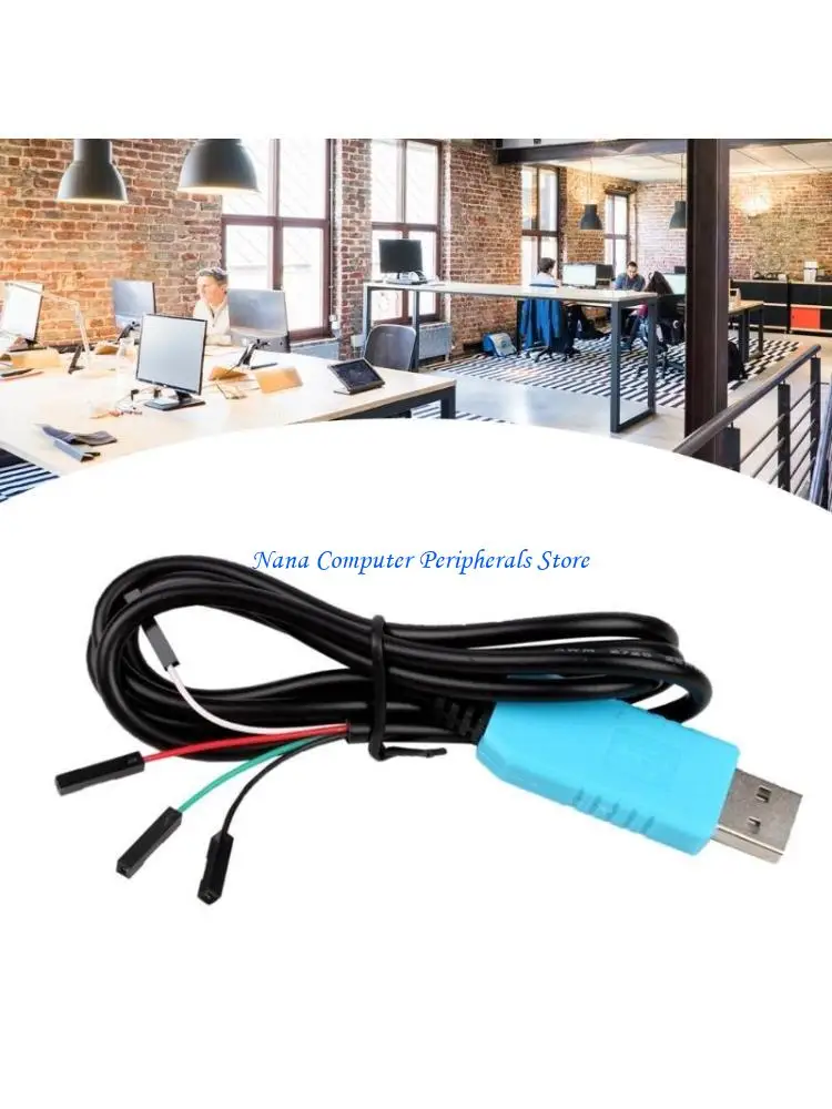 F68C PL2303TA USB To TTL RS232 Module Converter Serial Cable Adapter Download Cable Industrial Grade Modules Replacement