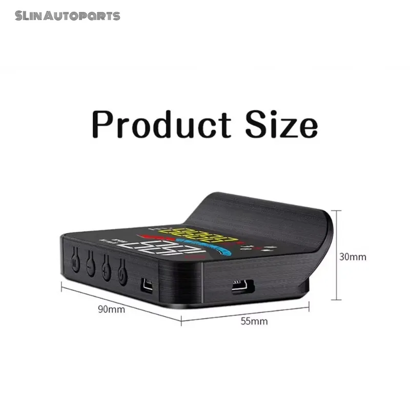 M16 GPS HUD For All Cars Head-Up Display Windshield Projection Speedometer Digital Projector Speed Voltage Distance Altitude