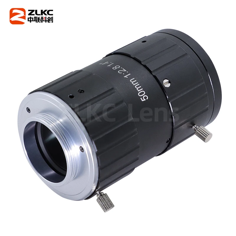 50mm Optics Lens 45MP High Resolution F2.8 C Mount 1.4'' Sensor 45Megapixel FA Machine Vision Manual Iris for Industrial Cameras