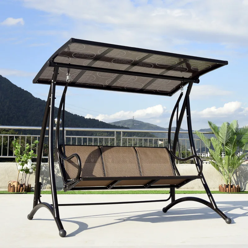 

Outdoor swing hanging chair courtyard double hanging basket farmhouse small courtyard swing swing chair outdoor furniture
