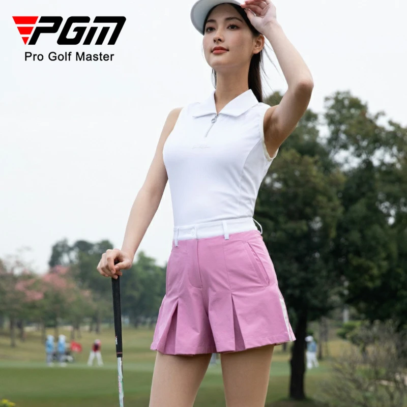 PGM Women Golf Shorts Spring/Summer Wear for Woman KUZ205