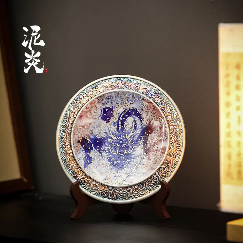 CX Longteng Sihai pot bearing teapot pad pot dragging lid bowl holder tea room ornament 2