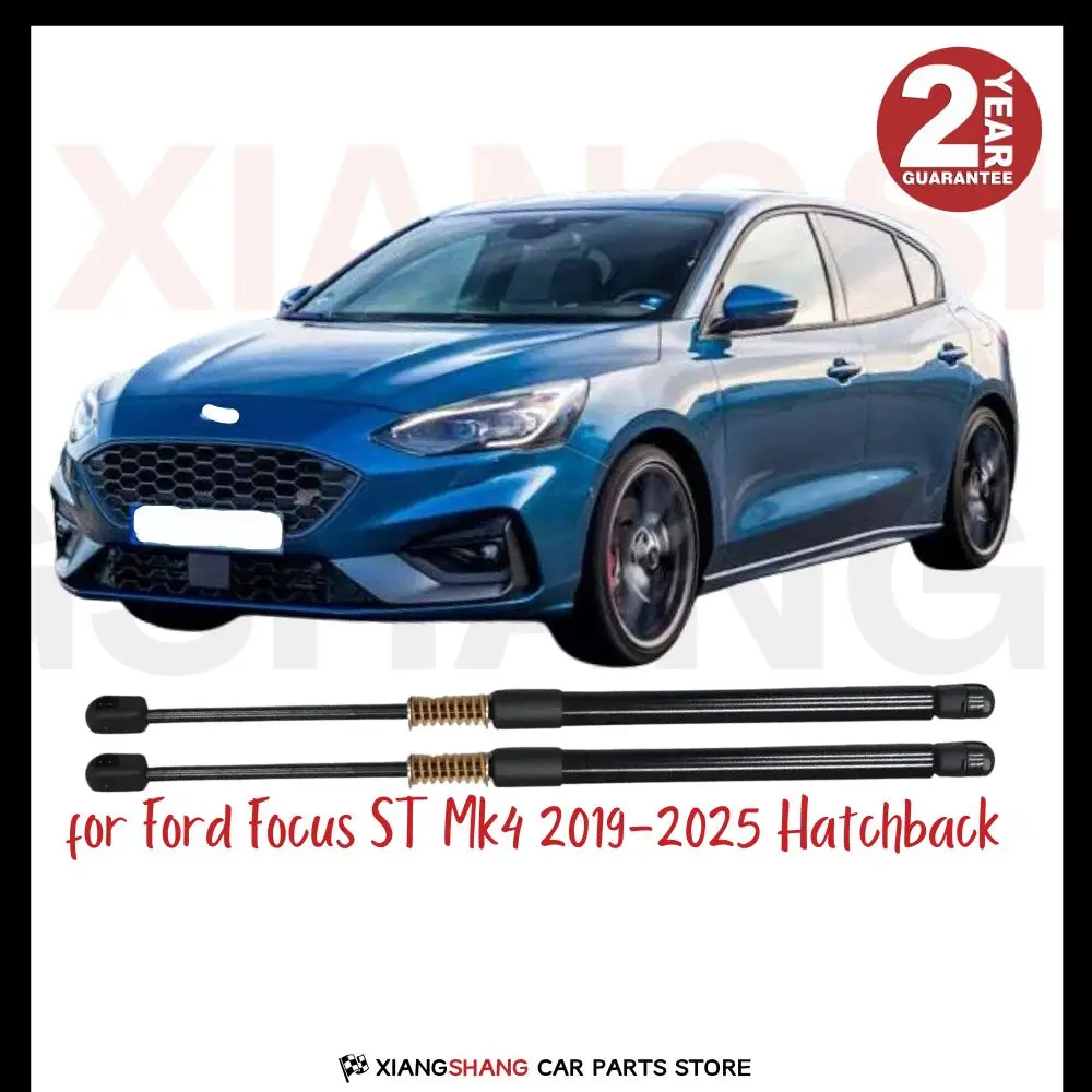 

2pcs Rear Tailgate Damper for Ford Focus ST Mk4 2019-2025 Hatchback WITH SPRING Trunk Boot Gas Charged Gas Struts