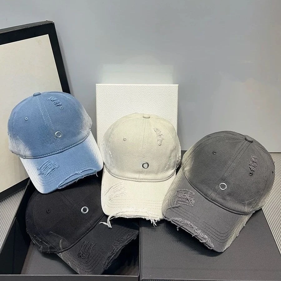 

Distressed Washed Baseball Cap for Men & Women, Soft Unstructured Dad Hat, Vintage Broken-in Unisex Snapback for Daily Wear
