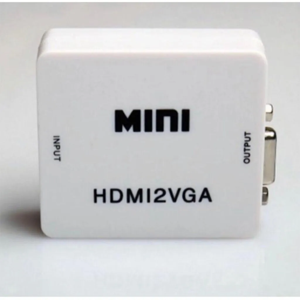 Mini Adapter hdmi2vga converter for audio and video