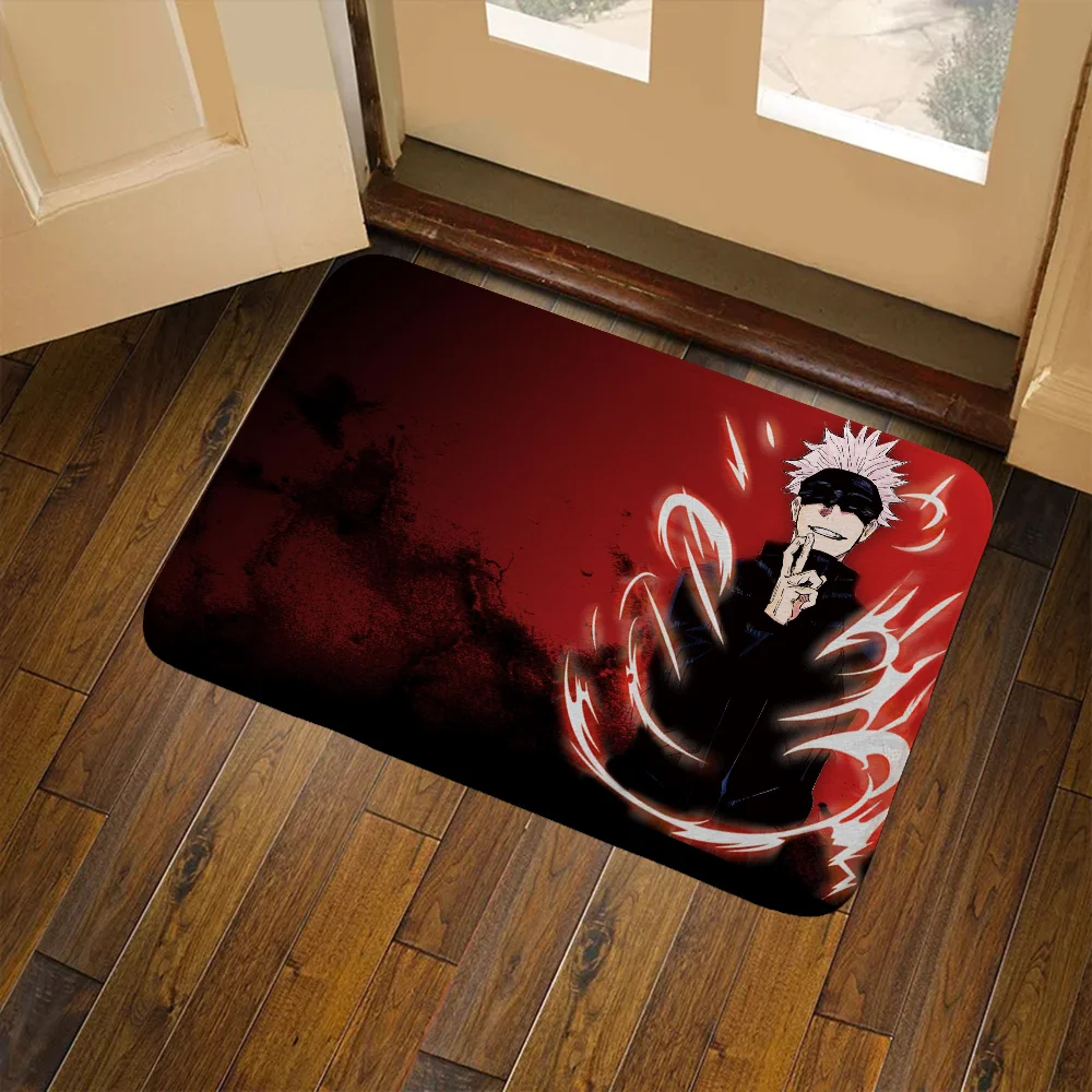 

Gojo Satoru Doormat Prayer Rug Welcome Home Absorbent Bathroom Rug Non-slip and Washable Kitchen Mat Mat for Hallway Doormats