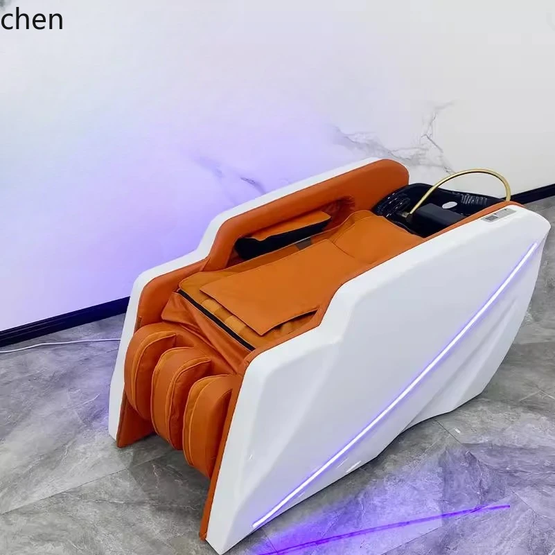 

HXL automatic intelligent electric massage shampoo bed hairdressing constant temperature flushing head treatment fumigation