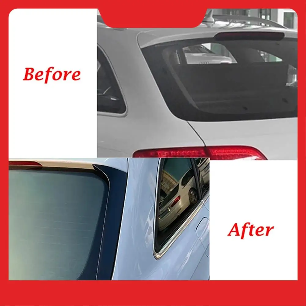 Rear Window Side Spoiler For  A4 B8 Allroad Avant 2009-2016 Side Wing Spoiler