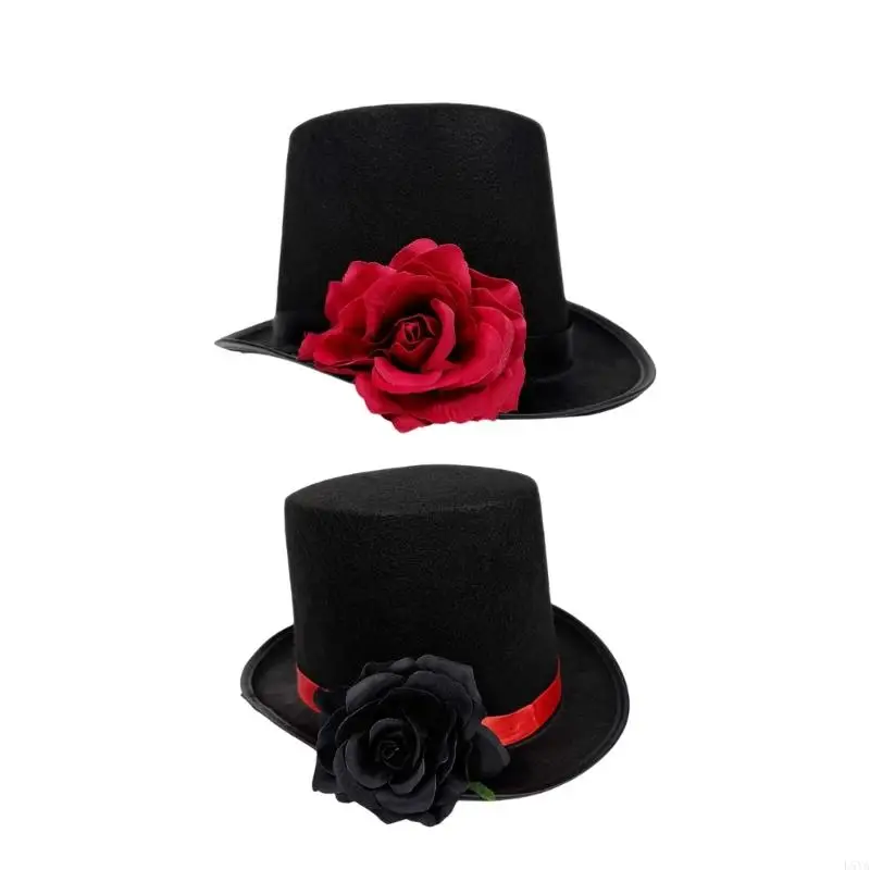 

L5YA Traditional Rose President Hat Fabric For Trendy Outfit