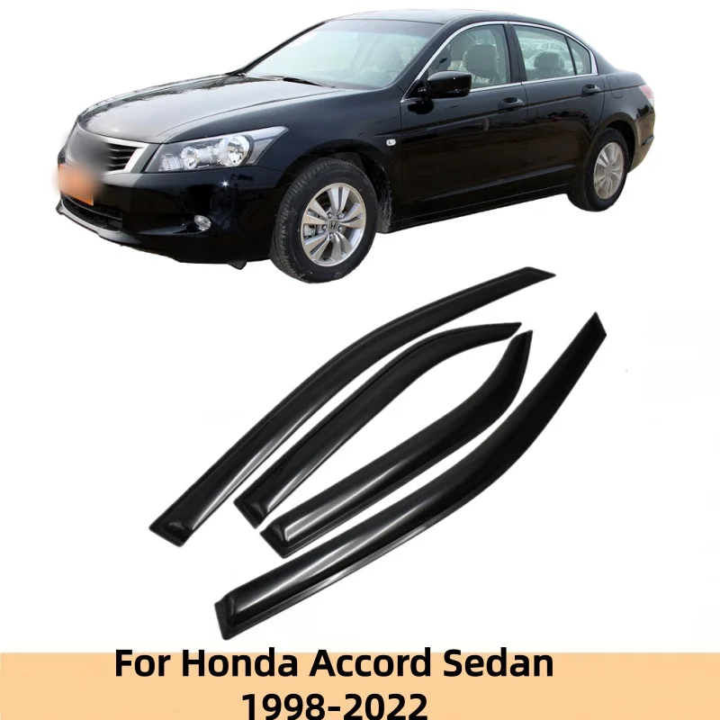 

For Honda Accord Sedan 1998-2002 / 2003-2007 / 2008-2013 / 2014-2017 /2018-2022 Window Visors Rain Sun Guard Vent Wind Deflector