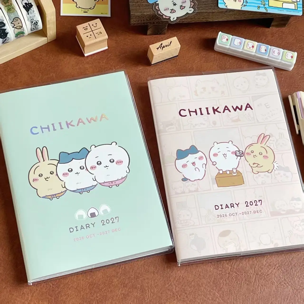 Novo Planner de Desenho Animado Chiikawa27 com Aparência de Alta Qualidade em Cores Vibrantes, Compatível com Cadernos