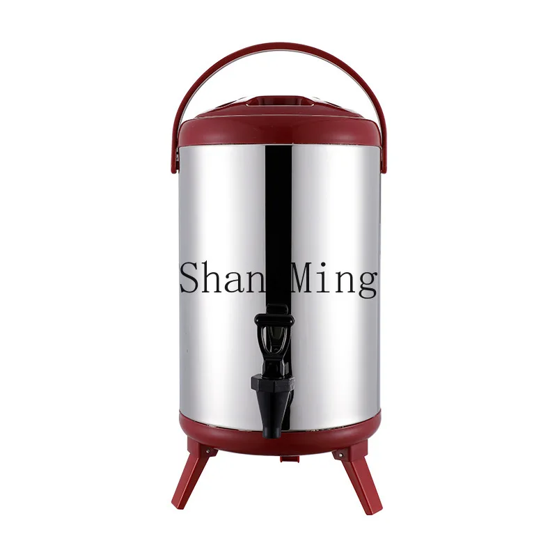 

PYH stainless steel milk tea bucket insulation bucket soy milk bucket large capacity double layer insulation cold